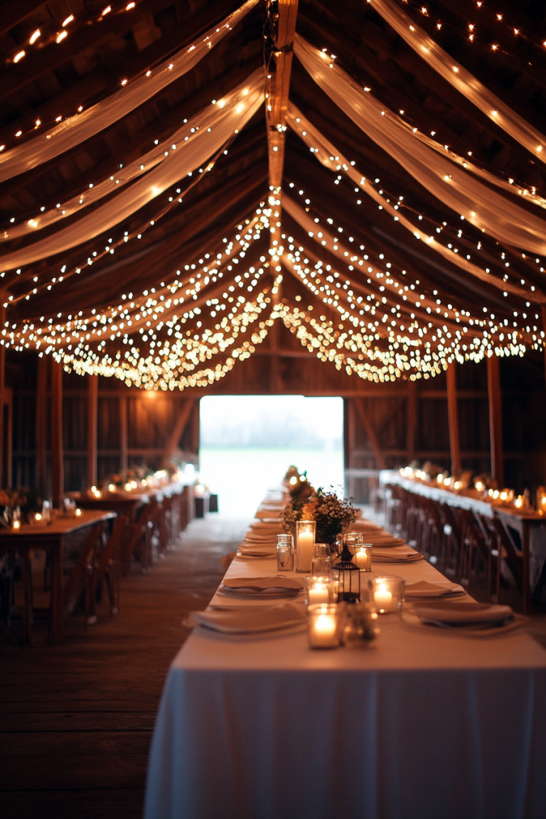 Rustic Elegance: 20 Charming Ideas for Your Dream Barn Wedding
