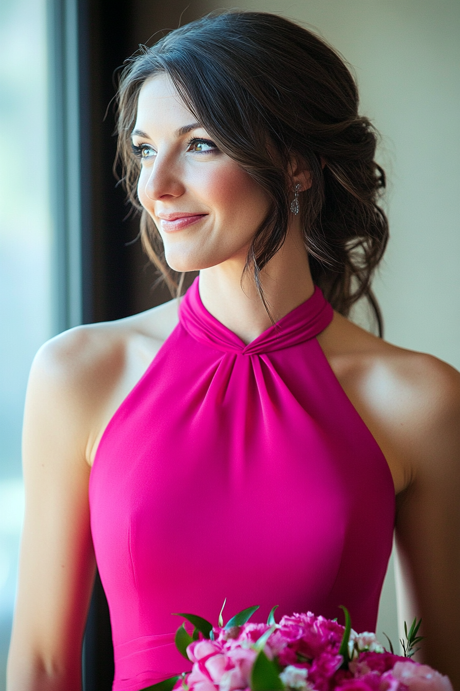 Hot_Pink_Bridesmaid_Dresses_5