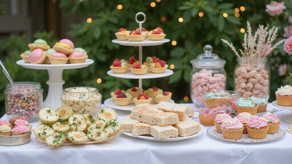 bridal shower snack ideas