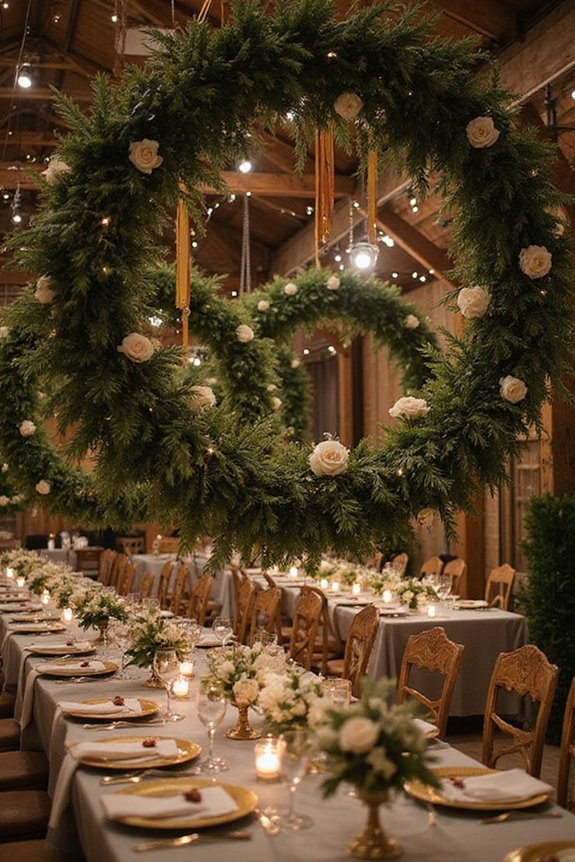 charming personalized wedding wreaths