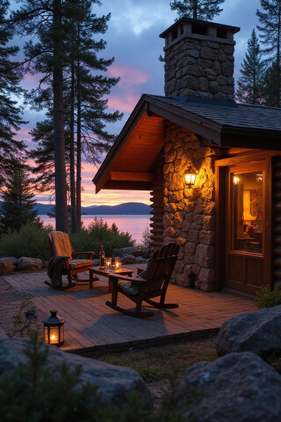 cozy cabin romantic escape