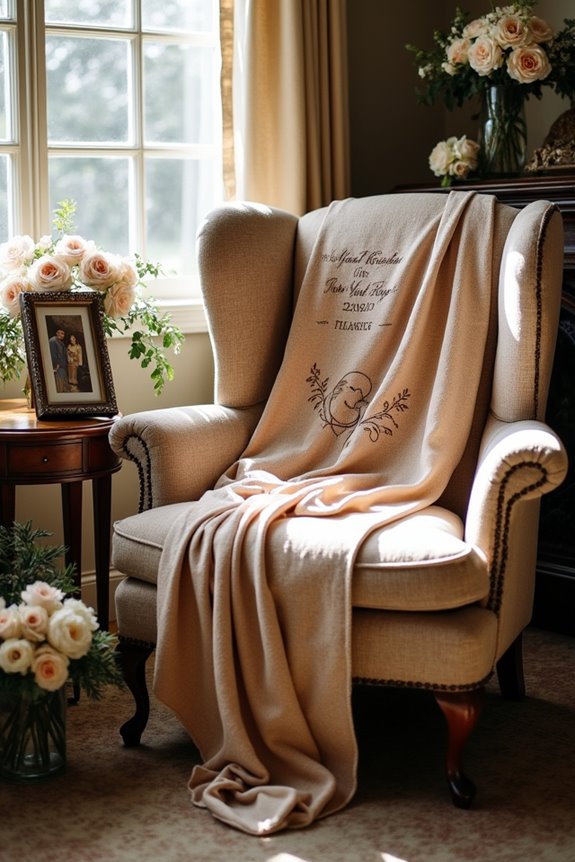 cozy personalized anniversary gift