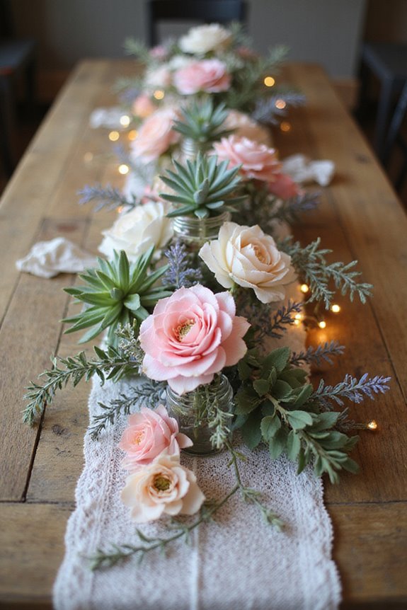 creative wedding flower alternatives