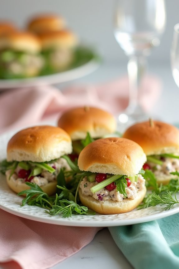 crowd pleasing chicken salad sliders