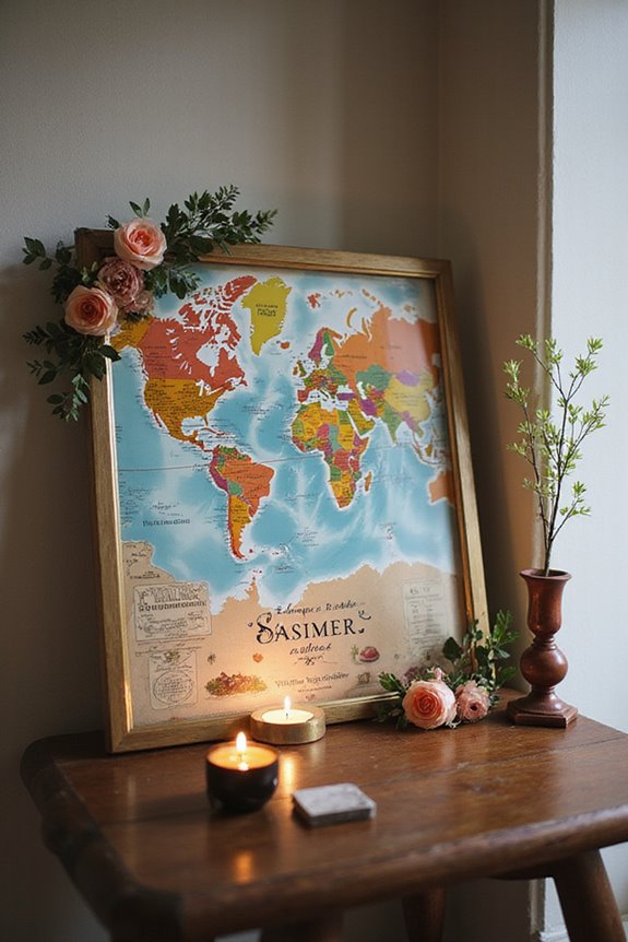 customized love story map