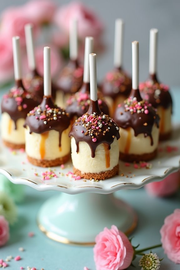 decadent cheesecake pops recipe