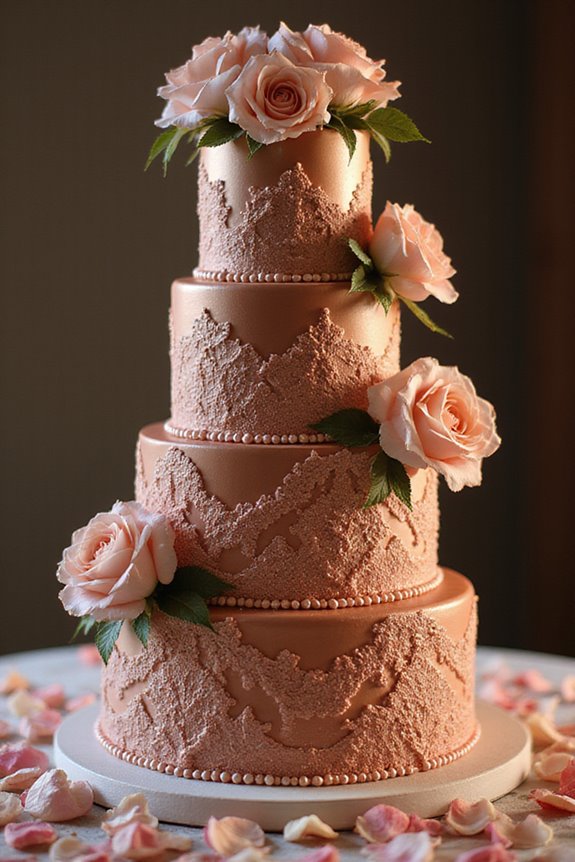 decadent rose gold indulgence