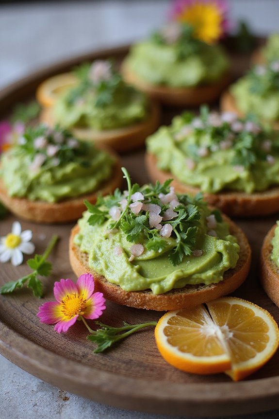 delicious avocado toast bites