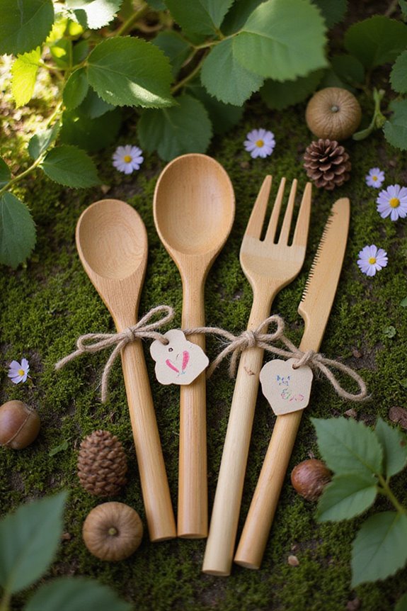 eco friendly bamboo utensil sets