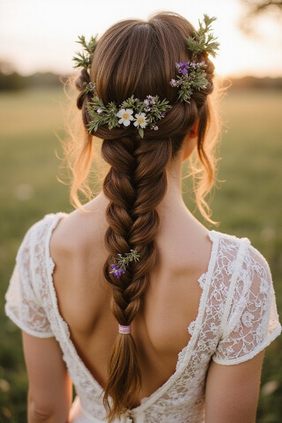 effortless bohemian fishtail braid