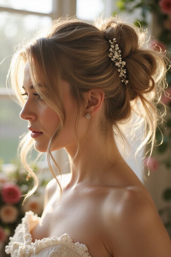 effortless chic messy bun