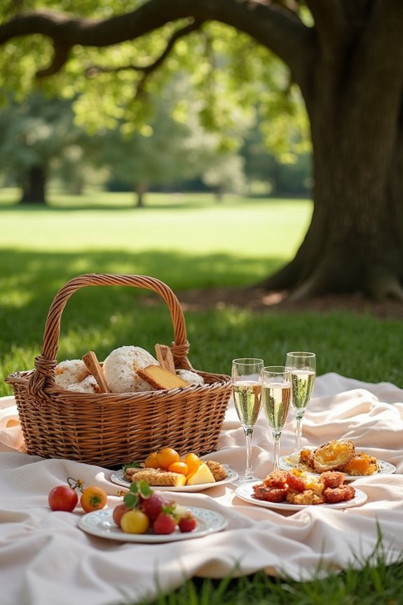 elegant gourmet picnic experience