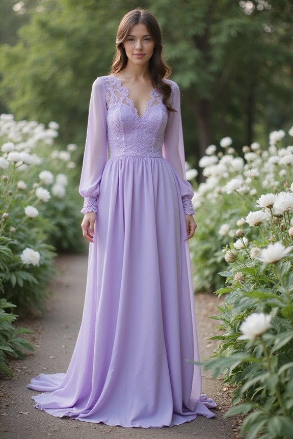 elegant long sleeve dress