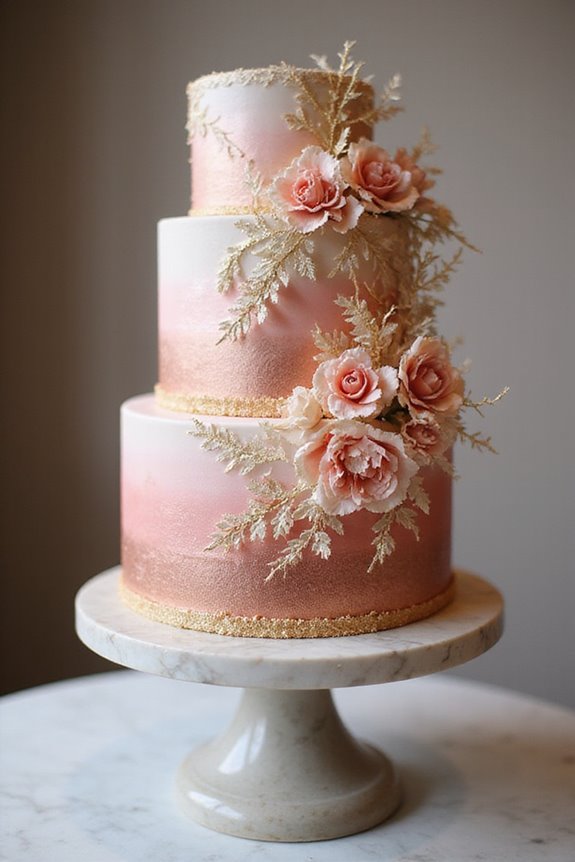 elegant rose gold design