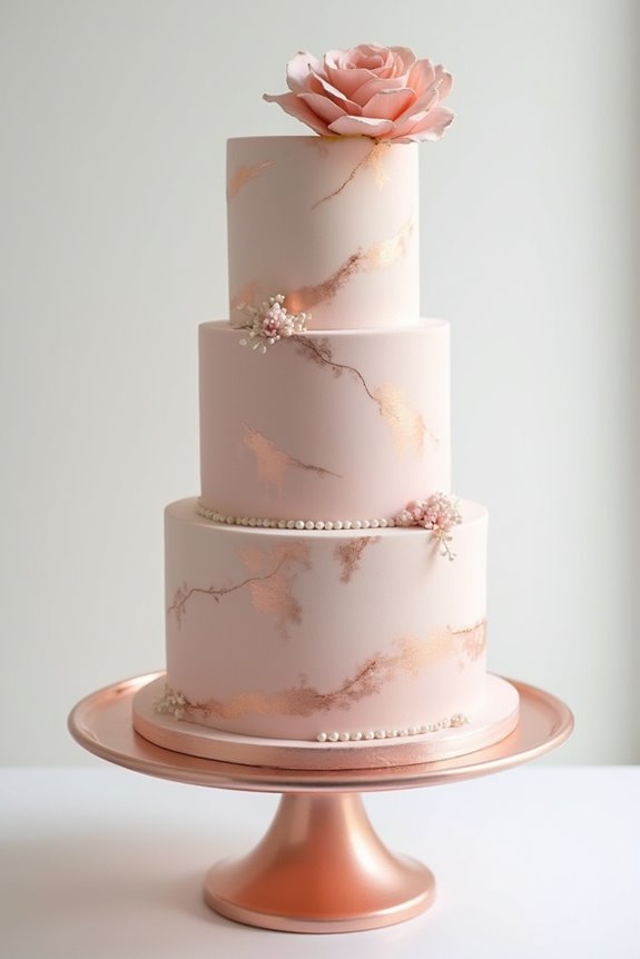 elegant rose gold simplicity