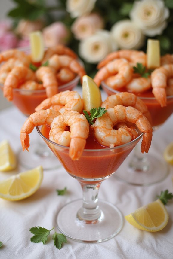 elegant shrimp cocktail appetizer