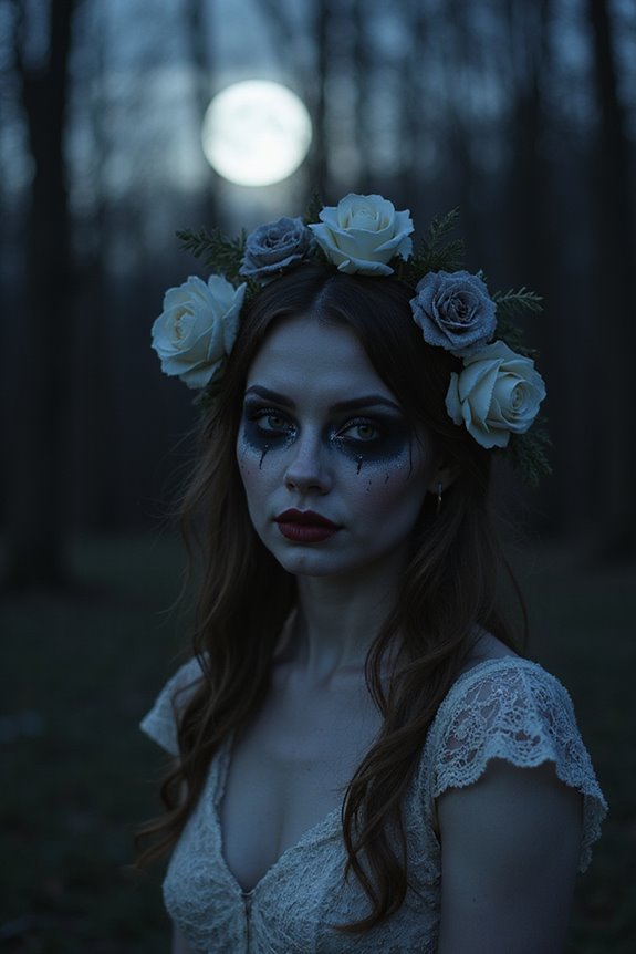 ethereal bridal makeup look