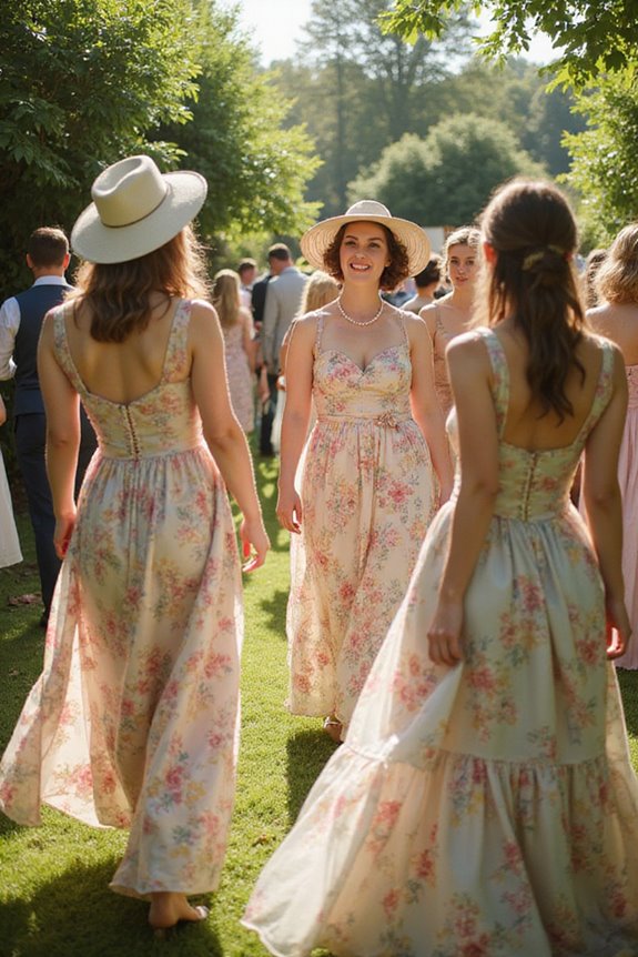 floral dresses for weddings