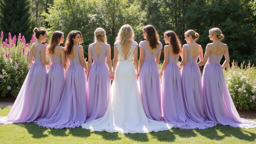 lavender bridesmaid dress inspiration