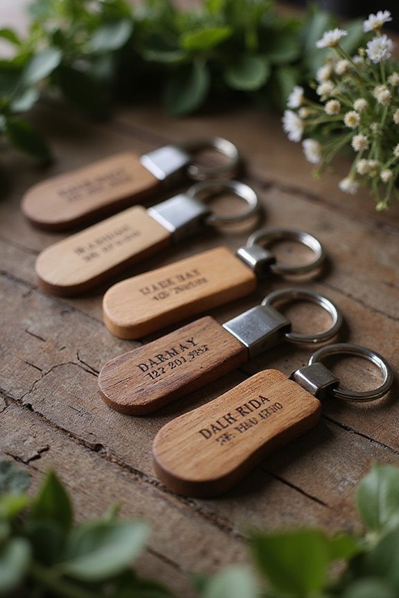 meaningful personalized keychains gift