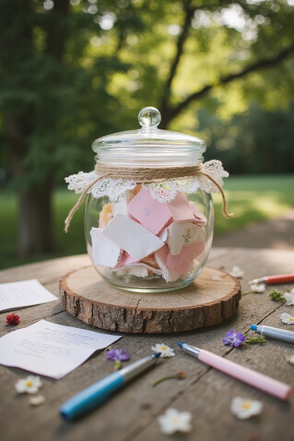 memory jar guest messages