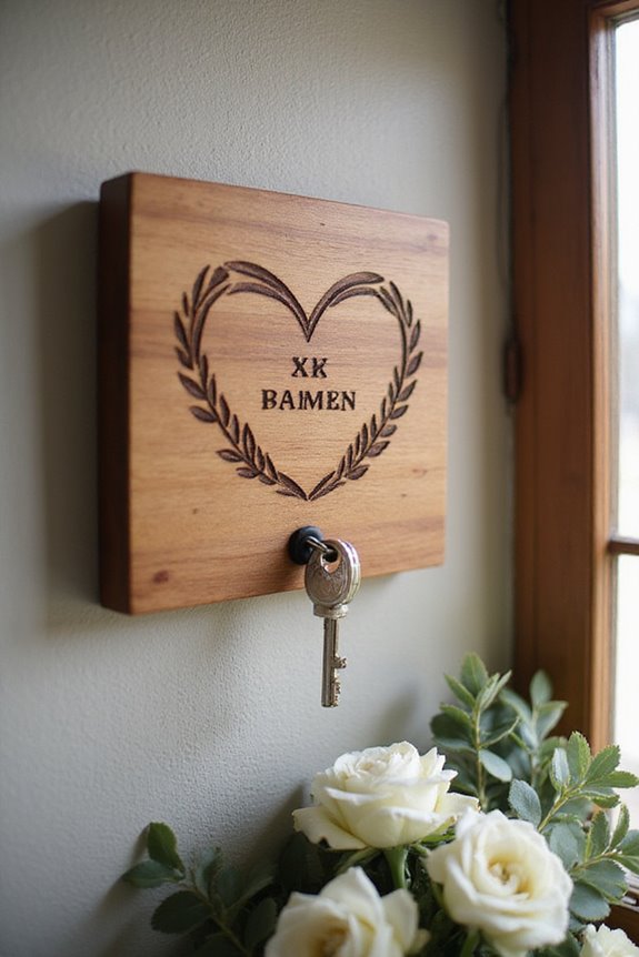 personalized engraved key holder