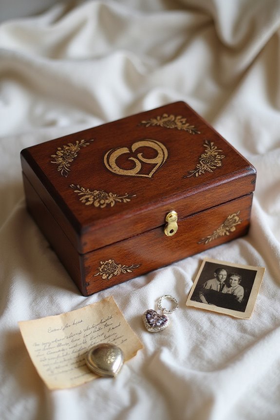 personalized memory keepsake box