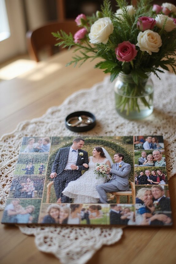 personalized puzzle anniversary gift