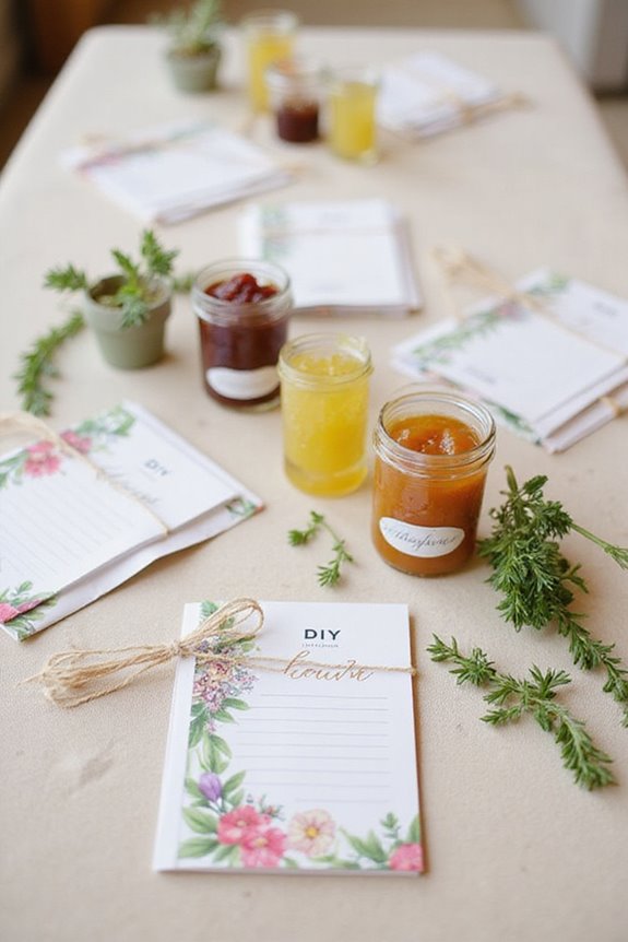 personalized recipe booklets gift