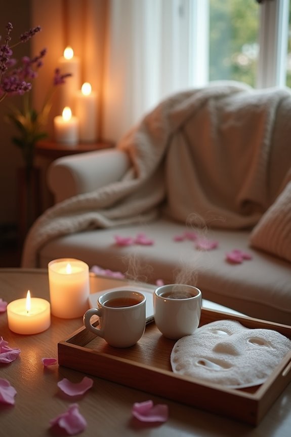 relaxing diy spa experience