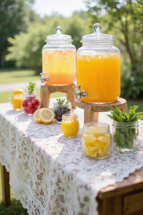 revitalizing lemonade flavor bar