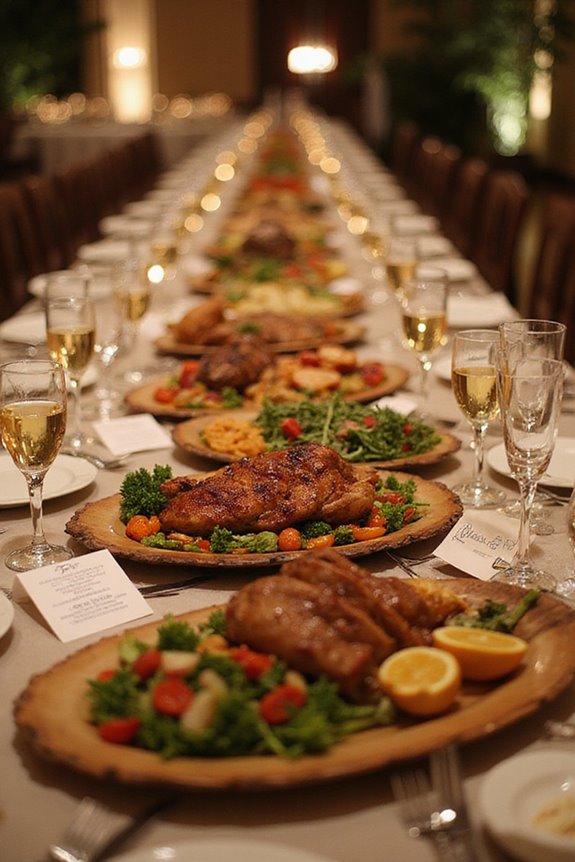 strategic wedding catering choices