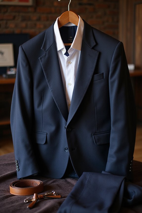 tailored suit enhances confidence