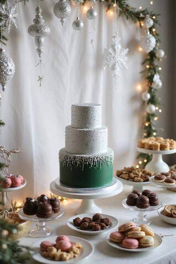 themed cake and desserts