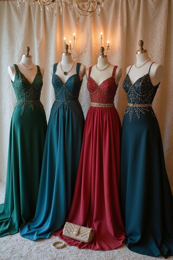 timeless beaded evening elegance