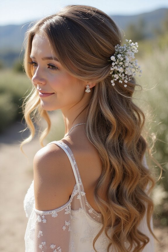 timeless elegant bridal hairstyle