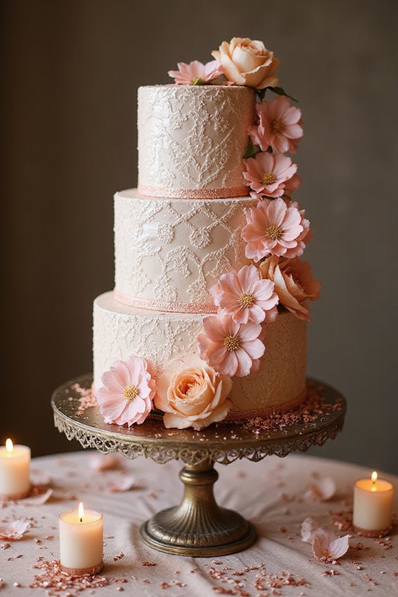 vintage rose gold elegance