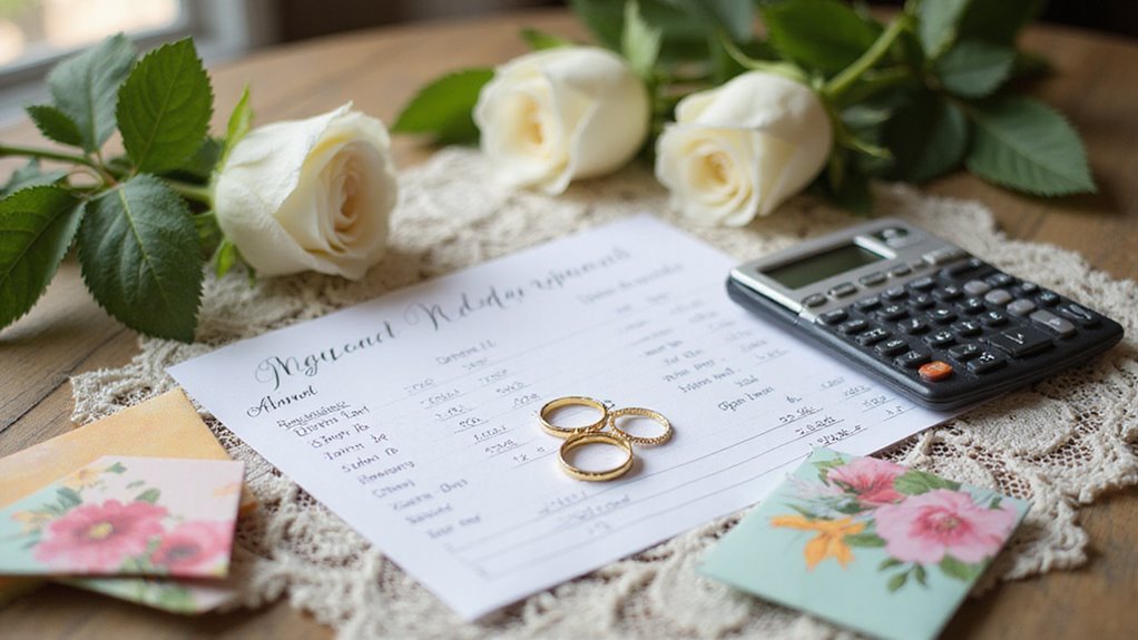 wedding budgeting and costs